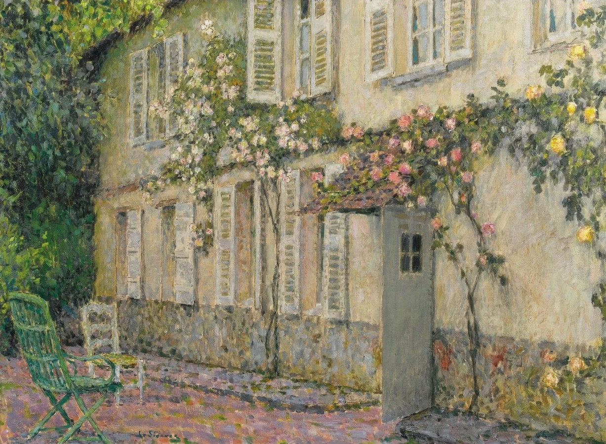 Henri Le Sidaner - Casa Bianca, Gerberoy, 1934